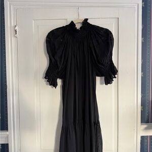 Ulla Johnson Black Long Sleeve Dress